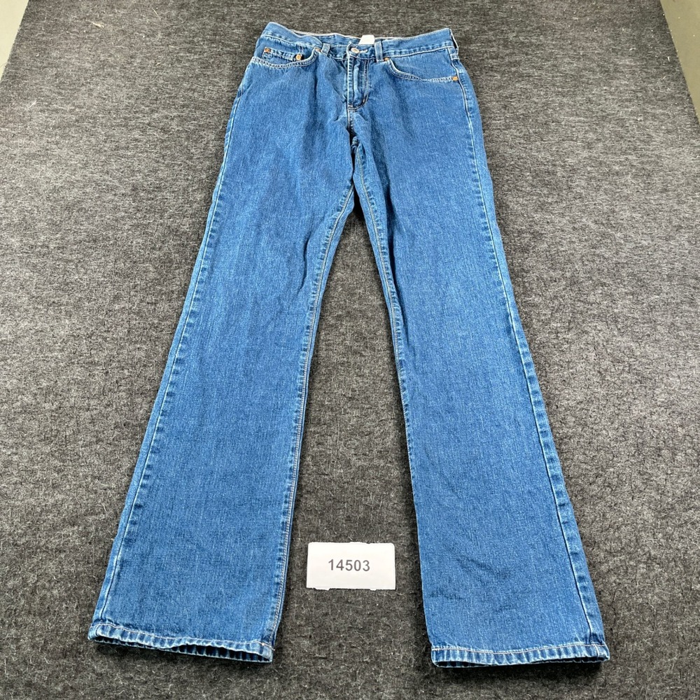 Vintage Made in USA Lucky Brand  Dungarees Jeans Womens 6/28 Low Rise Flare Leg